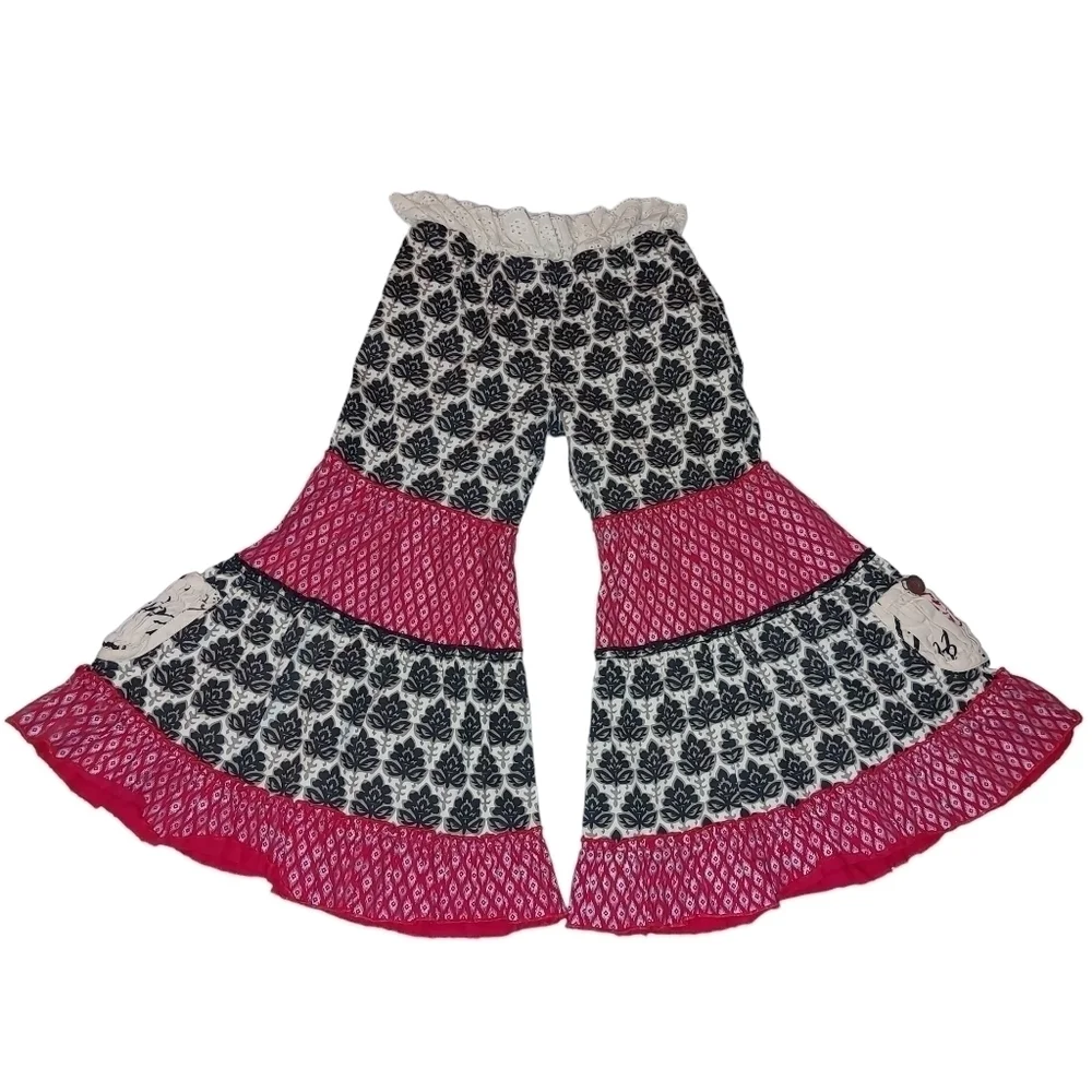Mustard Pie Girl's Ruffled Flare Legged Pants